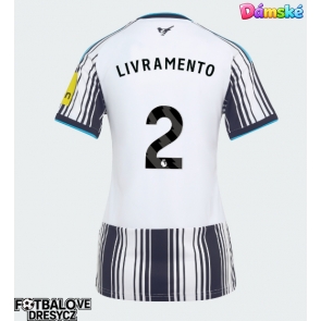 Newcastle United Tino Livramento #2 Dámské Domácí Dres 2026-27 Krátký Rukáv